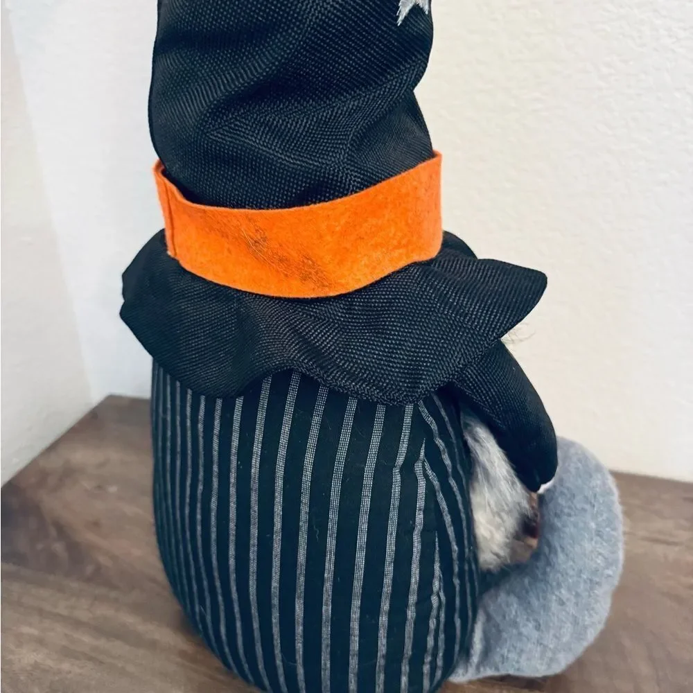 Large Halloween Gnome Weighted Stuffed Figure Decor